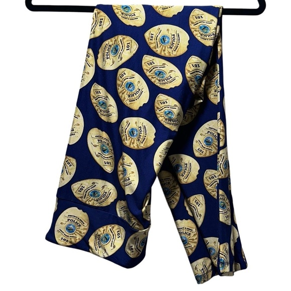 NEW TC2 LulaRoe Buttery Soft Leggings Tall& CurvyStretchy XXL-XXXL, 18+ Police - Picture 1 of 14